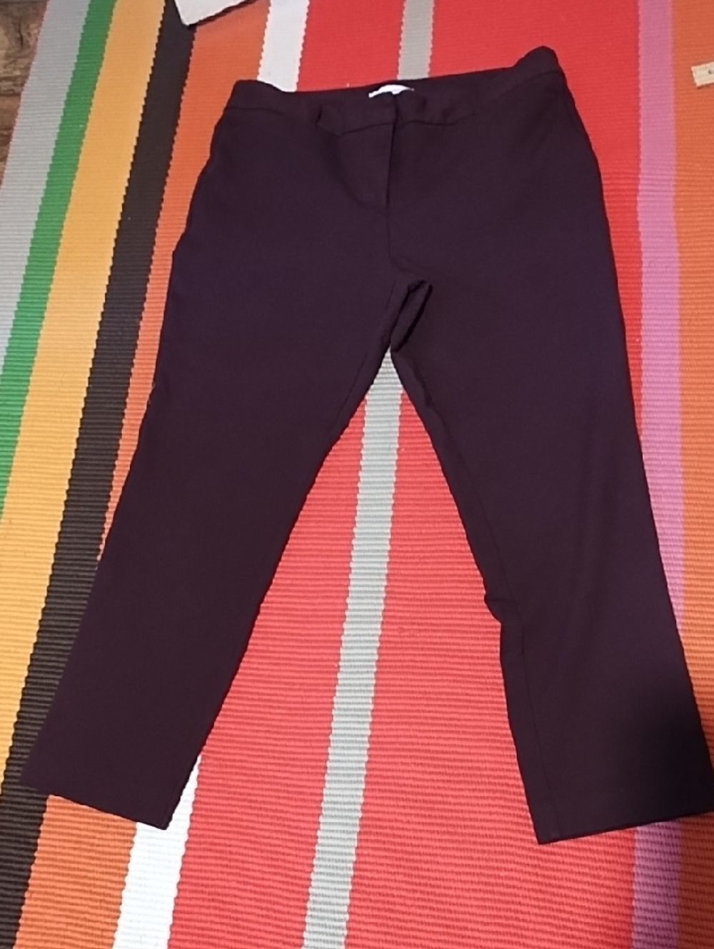 Liz Claiborne Plum Straight-Leg Pants
